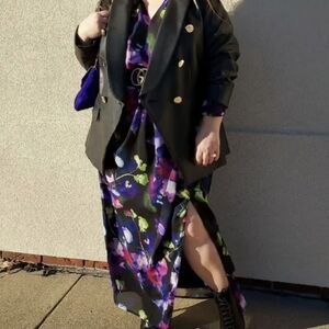 ELOQUII floral print dress size 14 14P